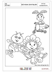 Fifi ve Flowertots boyama sayfaları
